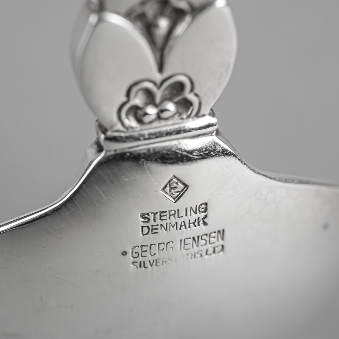 GEORG JENSEN Cactus Sterling Bouillon Spoons Set of 10