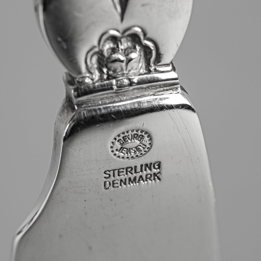 GEORG JENSEN Cactus Sterling Fish Knives Set of 6