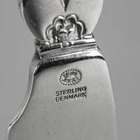 GEORG JENSEN Cactus Sterling Fish Knives Set of 6