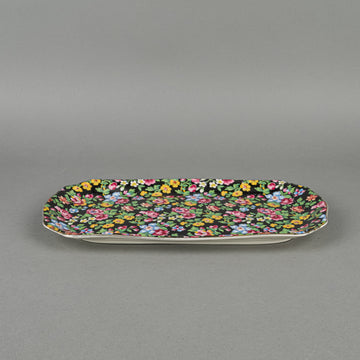 GRIMWADES ROYAL WINTON Esther Tray Chintz Black Ground
