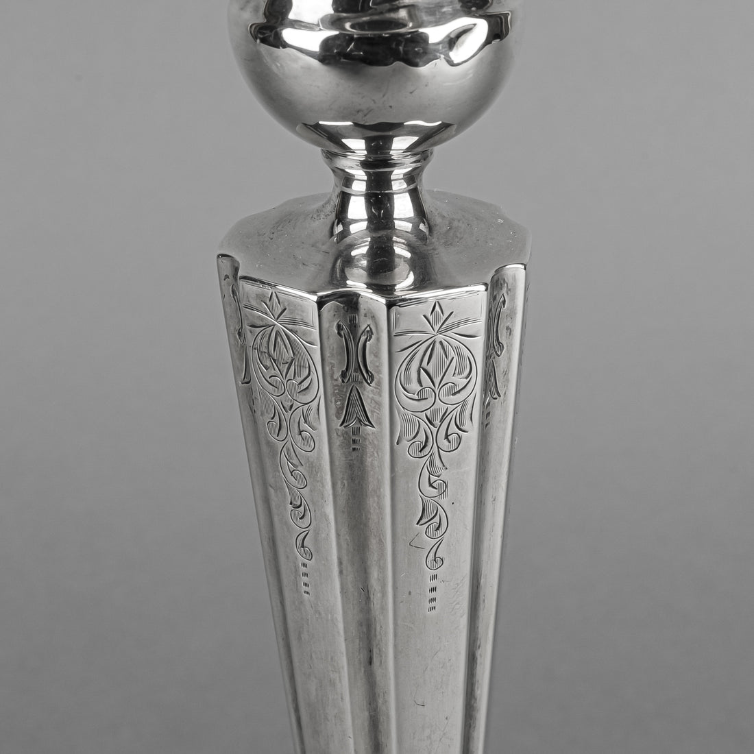 BIRKS Sterling Candlesticks with Drip-pans Set of 2