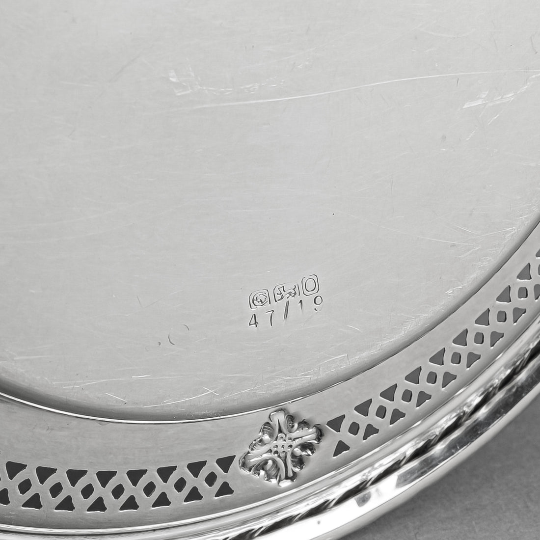 BIRKS STERLING Butter Dish With Liner And Knife
