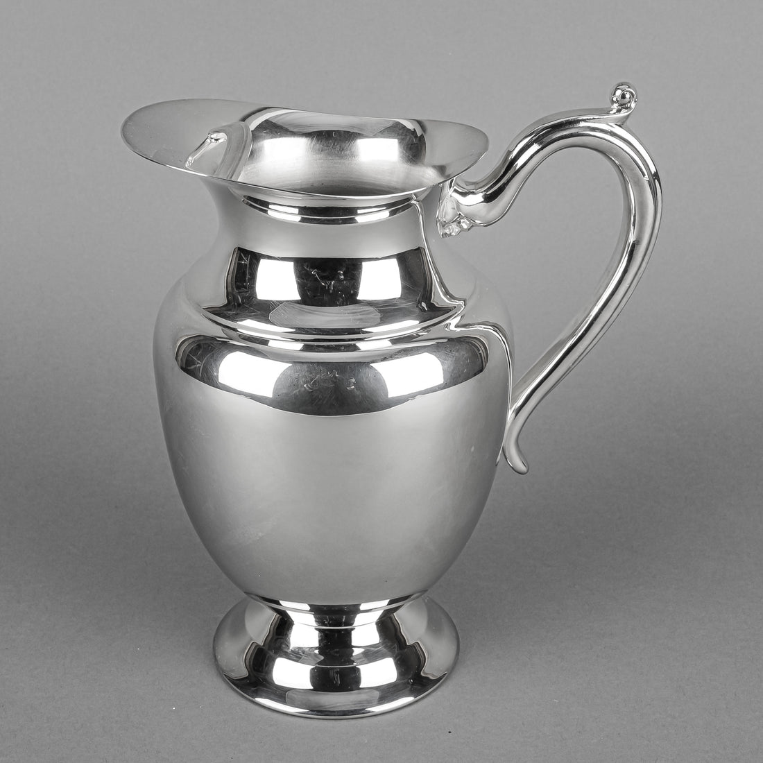 BIRKS Primrose Plate Silver Plate Water Jug w/Ice Lip 1030