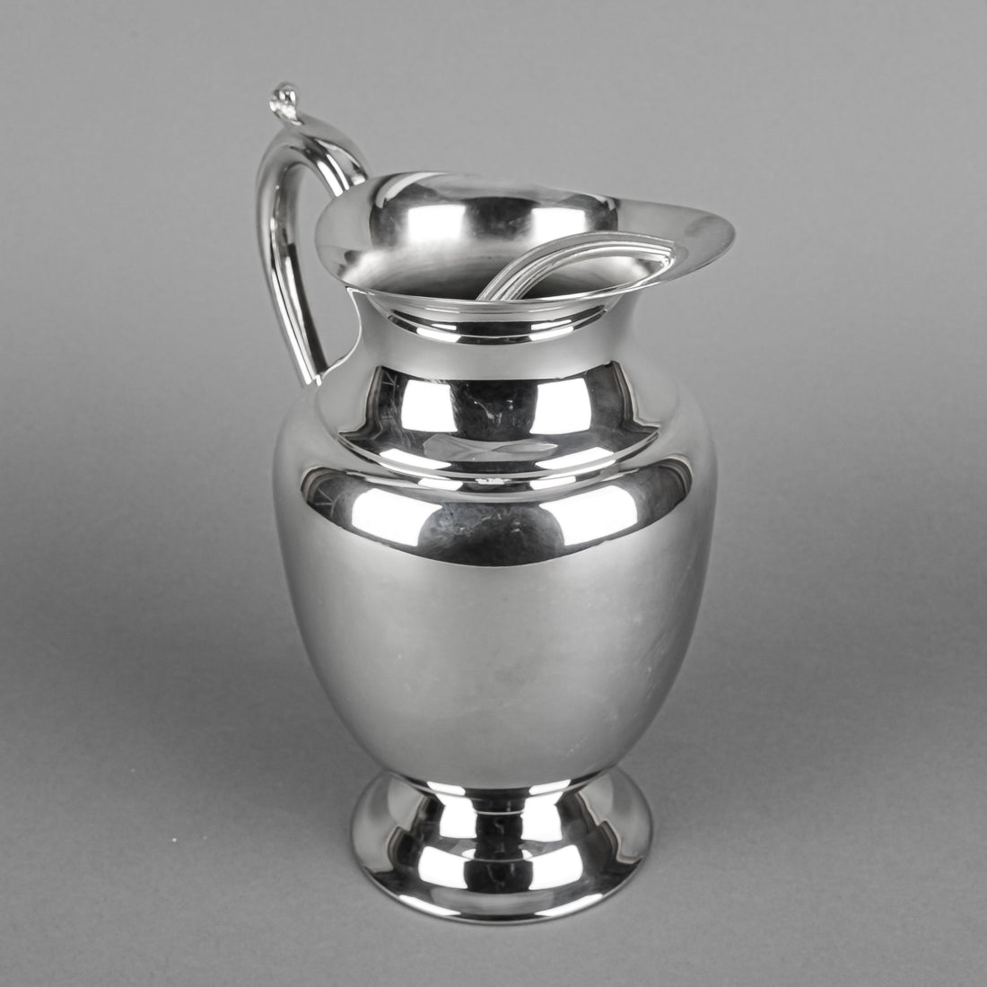 BIRKS Primrose Plate Silver Plate Water Jug w/Ice Lip 1030