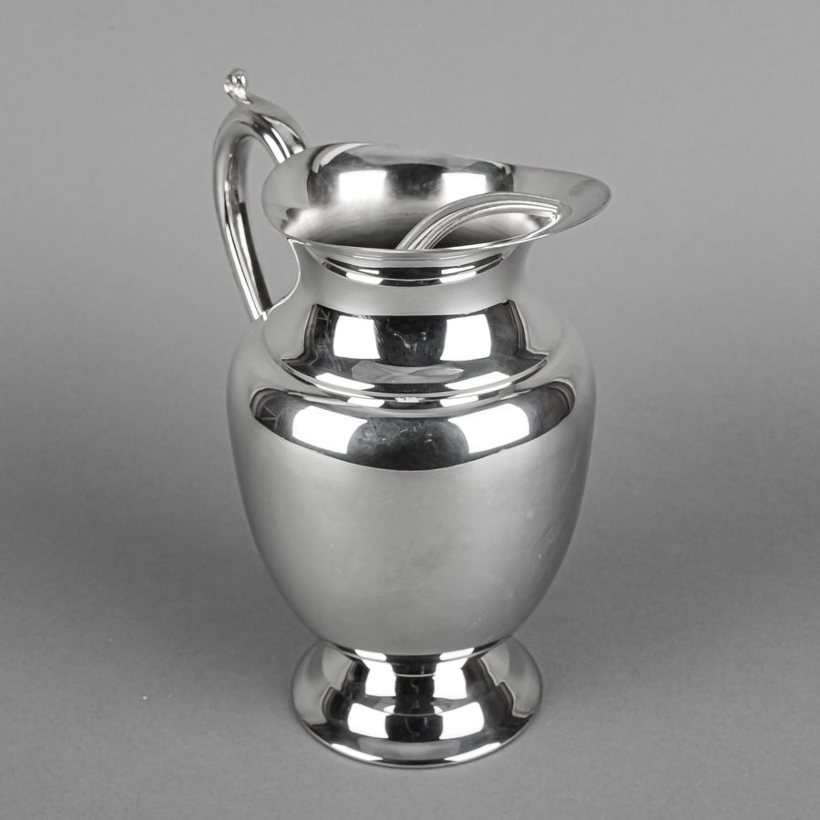 BIRKS Primrose Plate Silver Plate Water Jug w/Ice Lip 1030