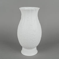 KAISER M.Frey Floral White Bisque Optical Art Vase 624