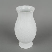 KAISER M.Frey Floral White Bisque Optical Art Vase 624