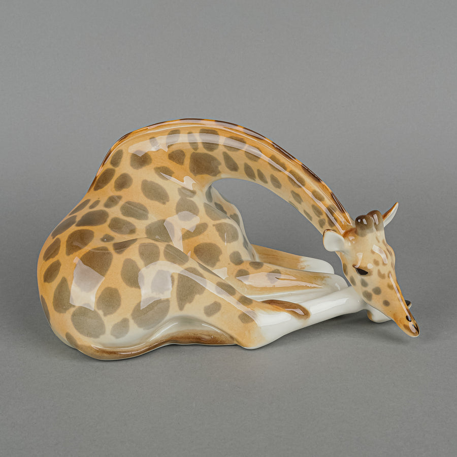 LOMONOSOV Figurine Seated Giraffe