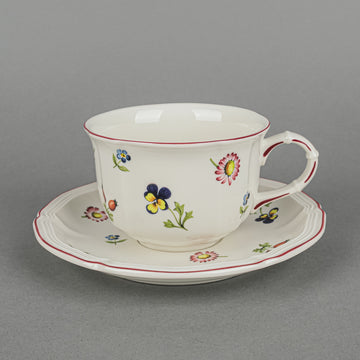 VILLEROY & BOCH Petit Fleur Cup & Saucers Set of 4