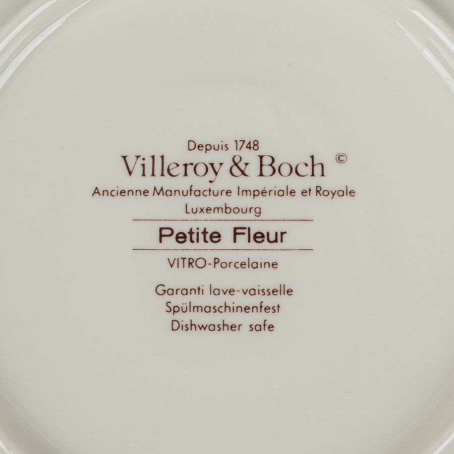 VILLEROY & BOCH Petit Fleur Cup & Saucers Set of 4