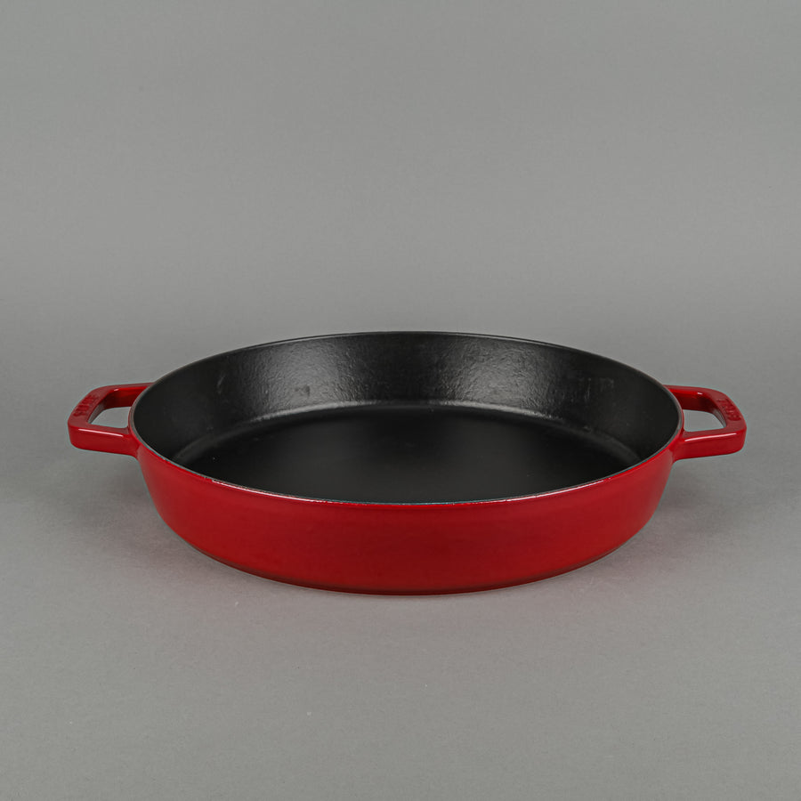 STAUB Cast Iron Double Handle       13" Skillet
