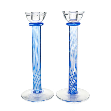 KOSTA BODA Kjell Engman FILIPPA Candlesticks 69114 Set/2