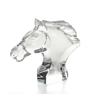 BACCARAT Crystal Fig Horse Head