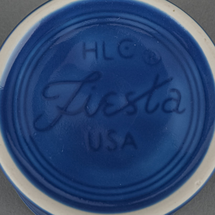 H LAUGHLIN Fiesta Ring Mugs Set of 2 Orange, Blue