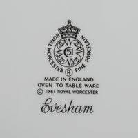 ROYAL WORCESTER Evesham Dinner & Salad Plates 16 Pieces