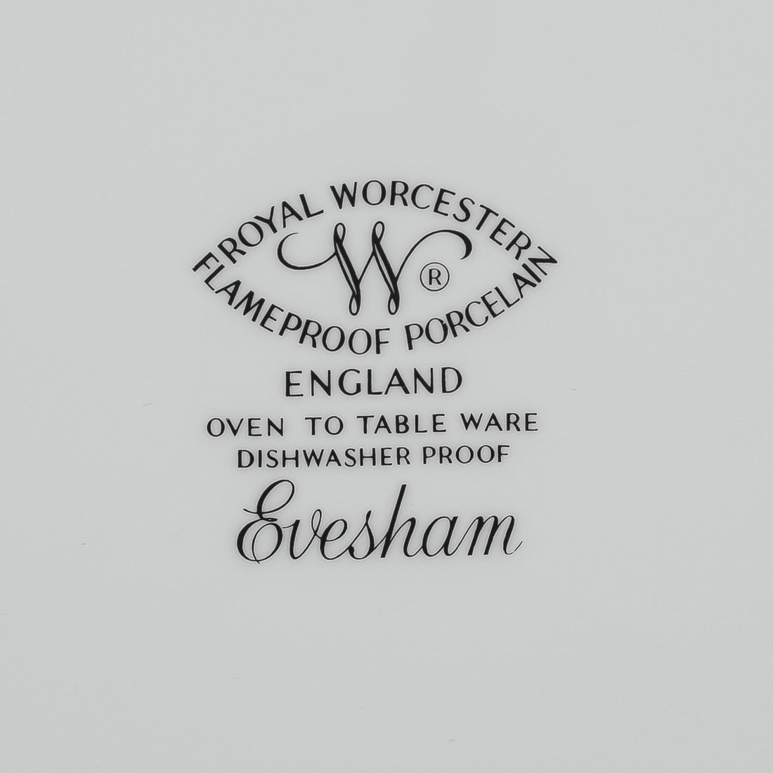 ROYAL WORCESTER Evesham Soup Plates Set Of 6