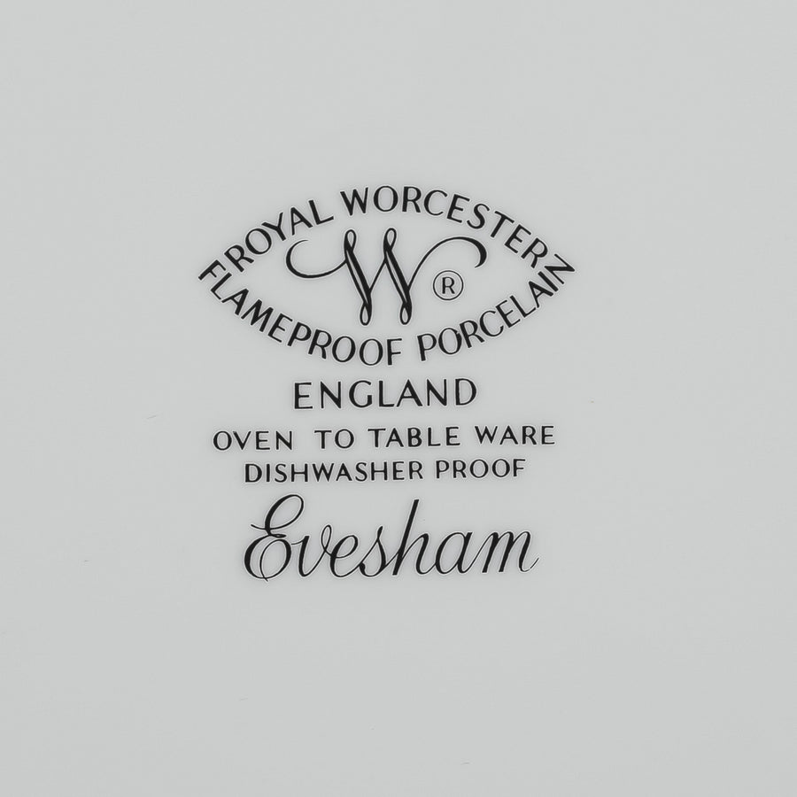 ROYAL WORCESTER Evesham Soup Plates Set Of 6