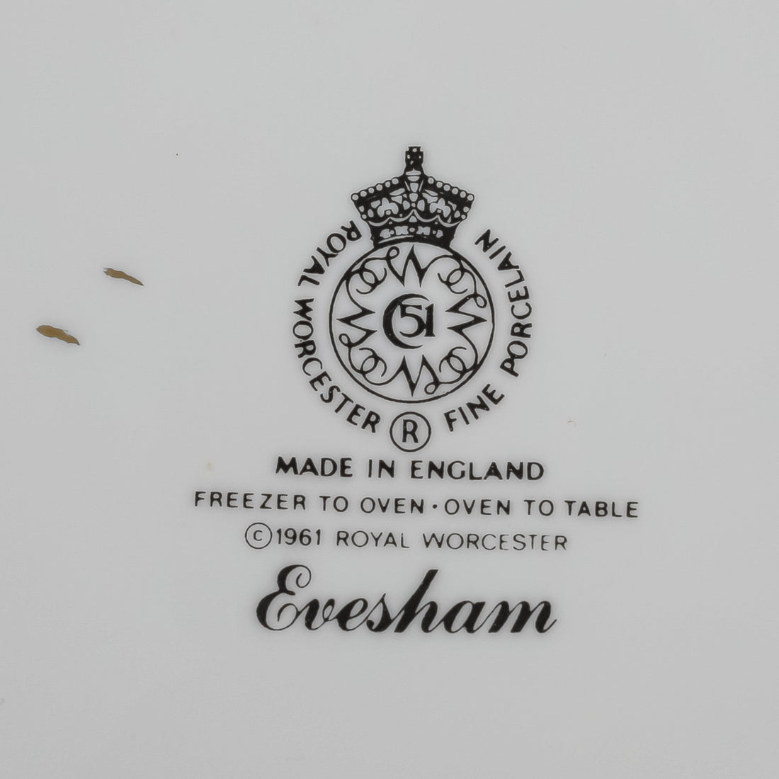 ROYAL WORCESTER Evesham Salad Serving Bowl