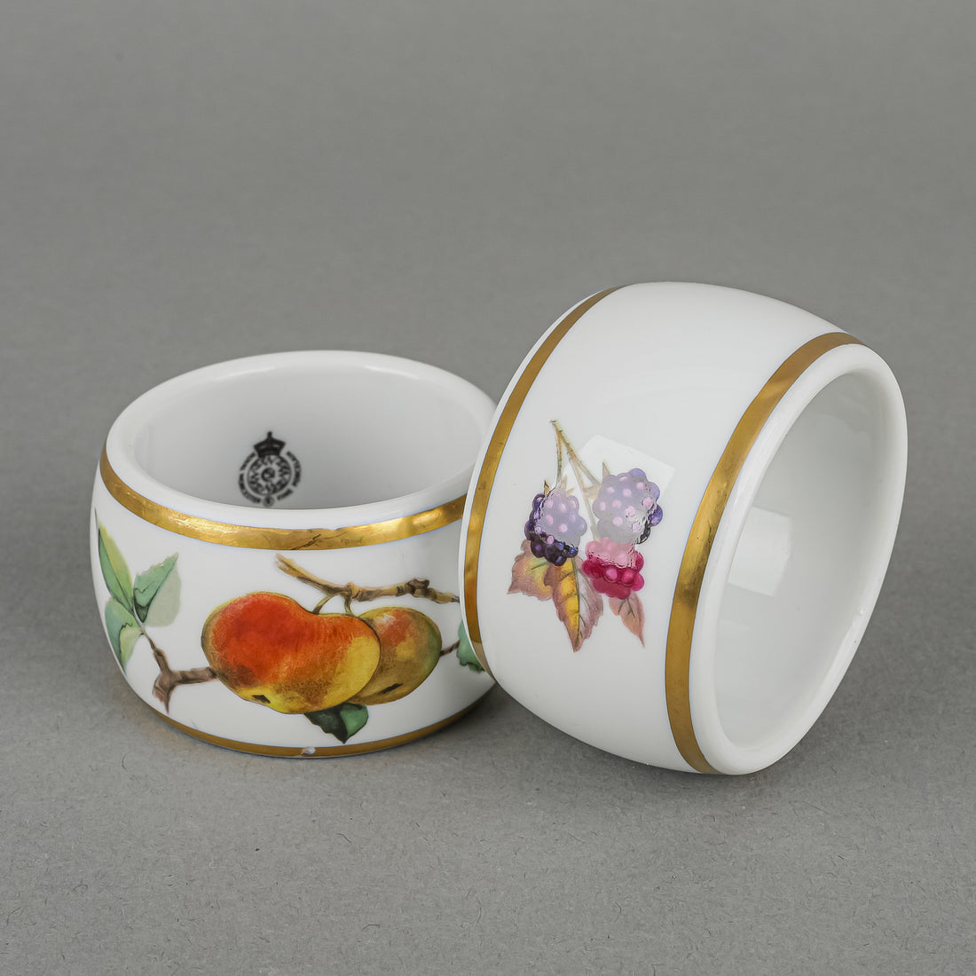 ROYAL WORCESTER Evesham Napkin Rings Set of 8