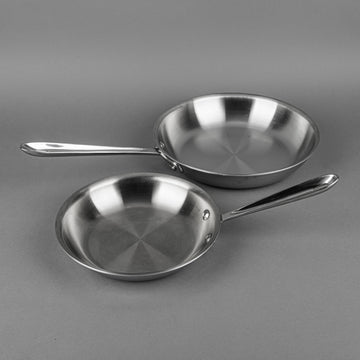 ALL CLAD Stainless Steel Skillets Set/2