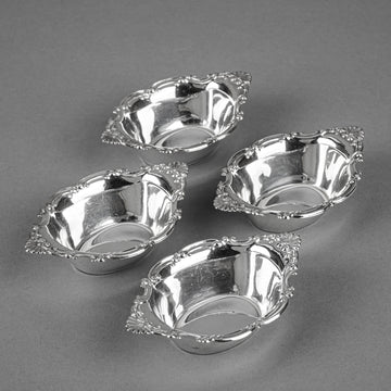 BIRKS STERLING Nut Dishes Set/4