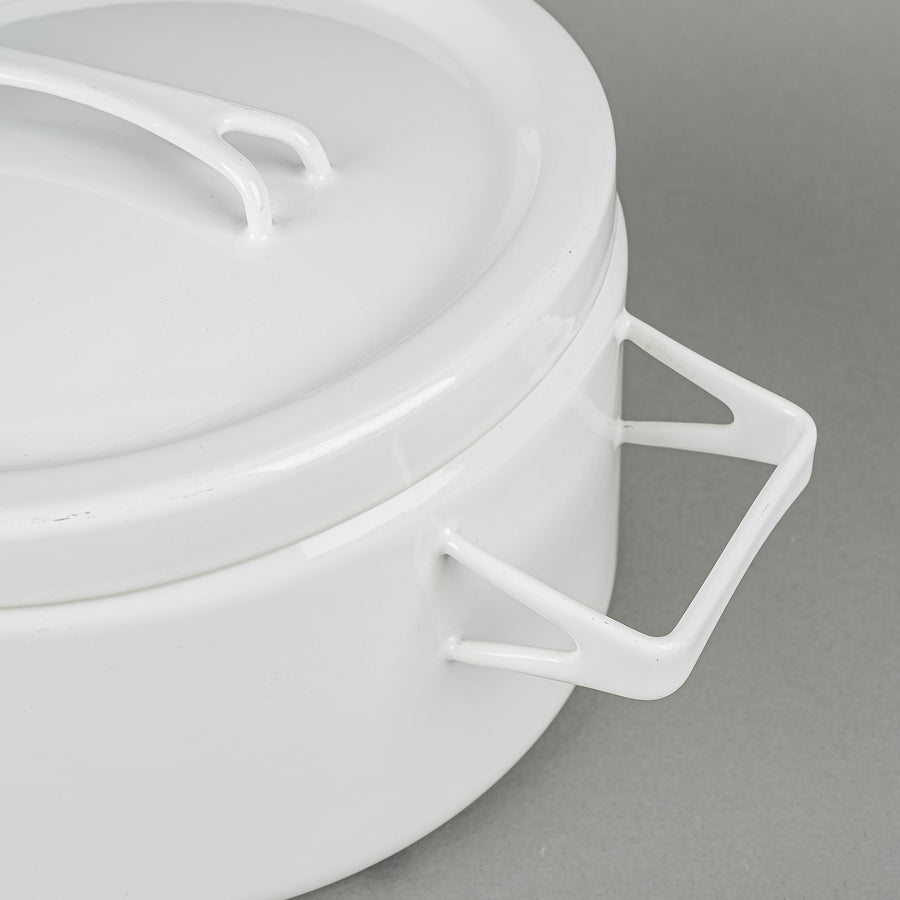 FINEL ARABIA FINLAND Seppo Mallat Enamel Covered Casserole