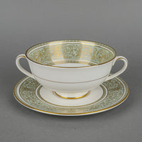 ROYAL DOULTON English Renaissance Cream Soup & Saucers Set of 10
