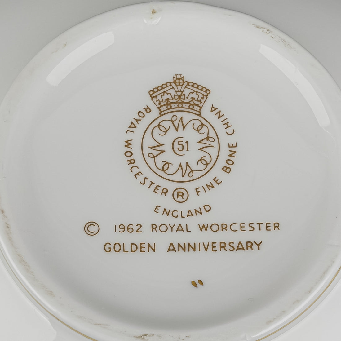 ROYAL WORCESTER Golden Anniversary Tea Service 5pcs
