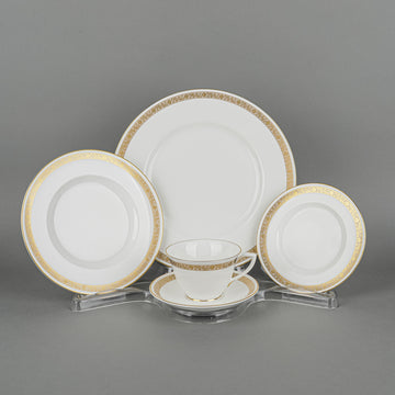 ROYAL WORCESTER Golden Anniversary 12 Place Settings Plus Extras