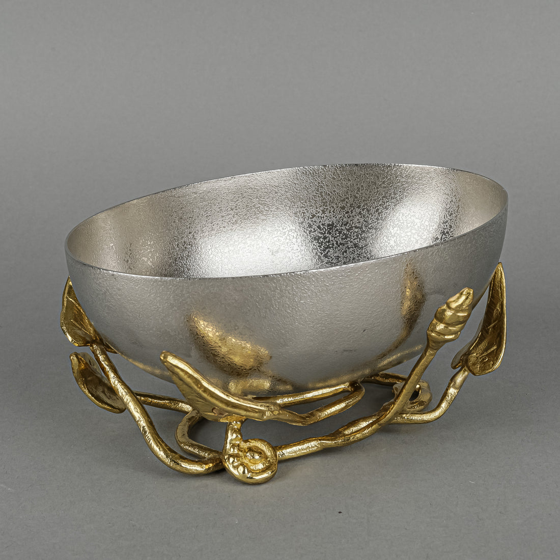 MICHAEL ARAM Enchanted Garden Stainless Steel Nut Bowl