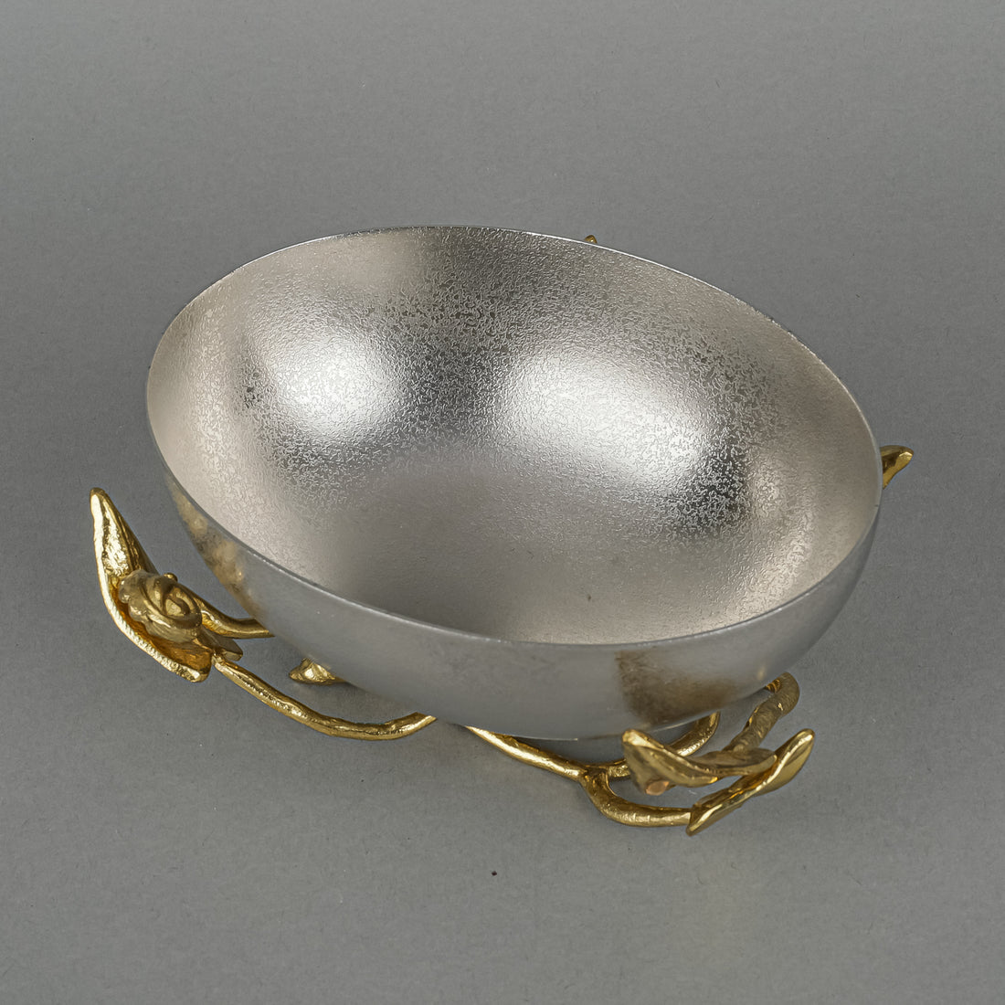 MICHAEL ARAM Enchanted Garden Stainless Steel Nut Bowl