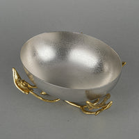 MICHAEL ARAM Enchanted Garden Stainless Steel Nut Bowl
