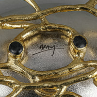 MICHAEL ARAM Enchanted Garden Stainless Steel Nut Bowl