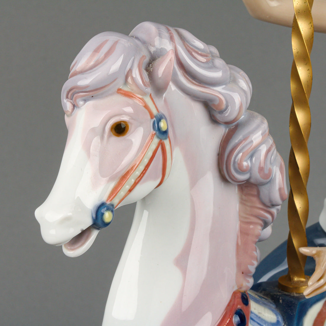 LLADRÓ Boy on Carousel Horse 1470 Figurine