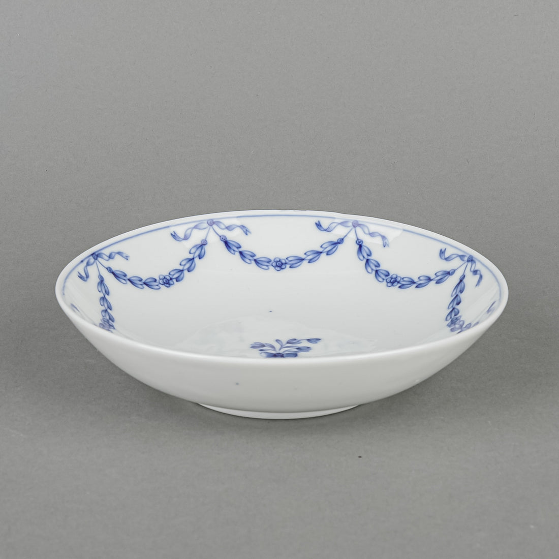 MEISSEN Blue Garland Saucers                         Set Of 2