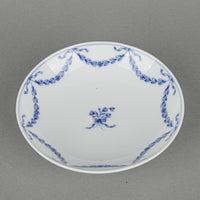 MEISSEN Blue Garland Saucers                         Set Of 2