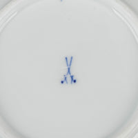 MEISSEN Blue Garland Saucers                         Set Of 2