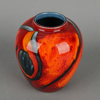 POOLE POTTERY Peacock Vase