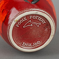 POOLE POTTERY Peacock Vase