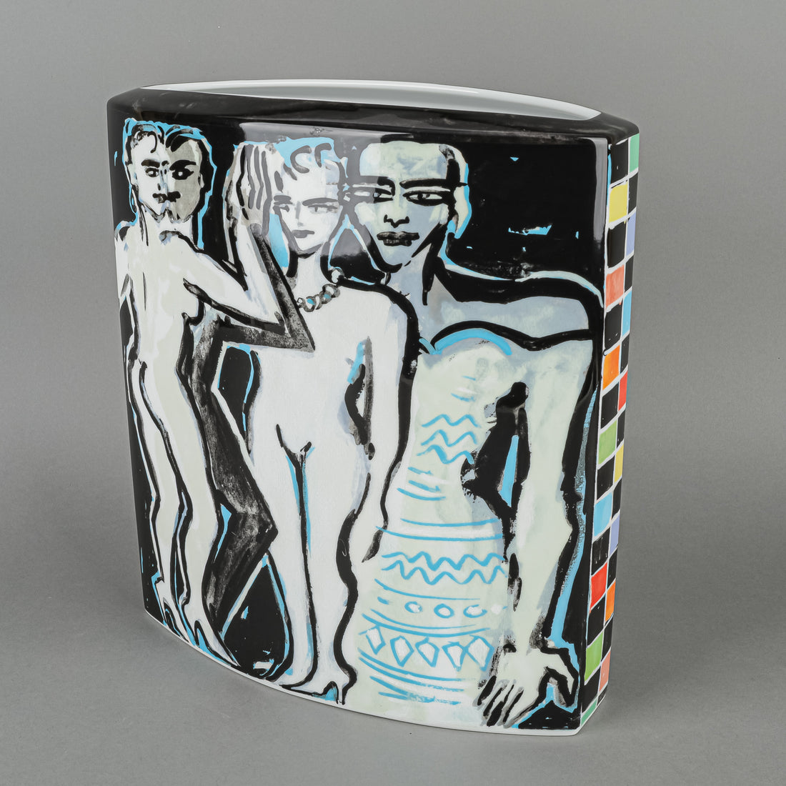 ROSENTHAL Elvira Bach "To Be A Woman" Vase Limited Edition