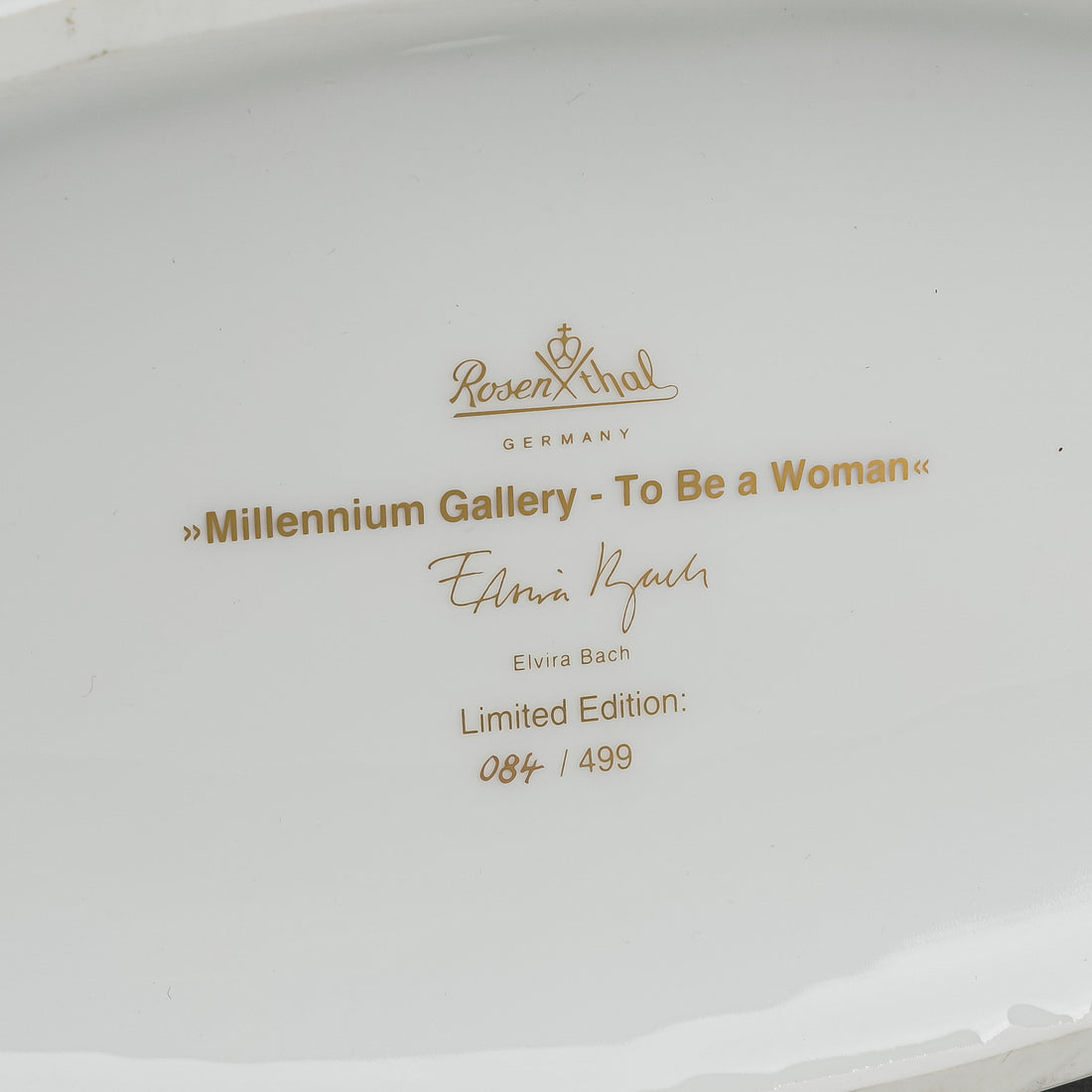 ROSENTHAL Elvira Bach "To Be A Woman" Vase Limited Edition