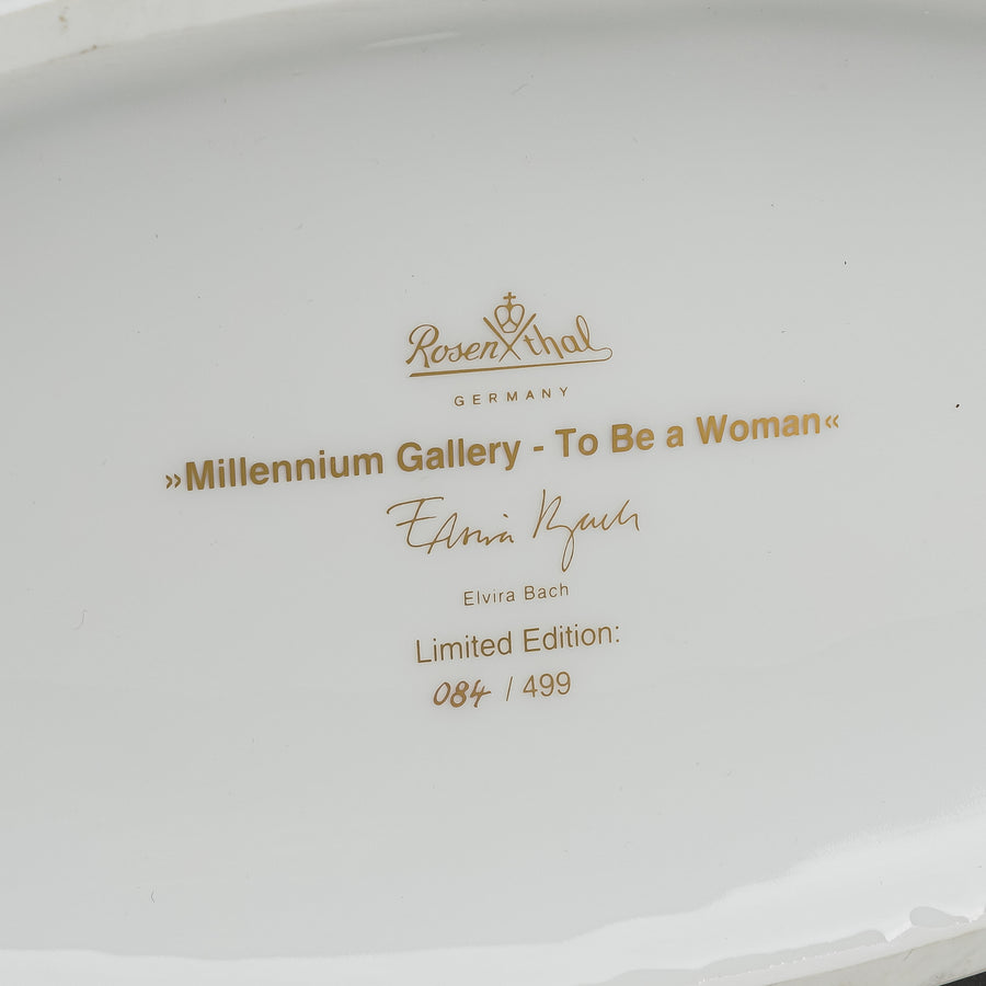 ROSENTHAL Elvira Bach "To Be A Woman" Vase Limited Edition