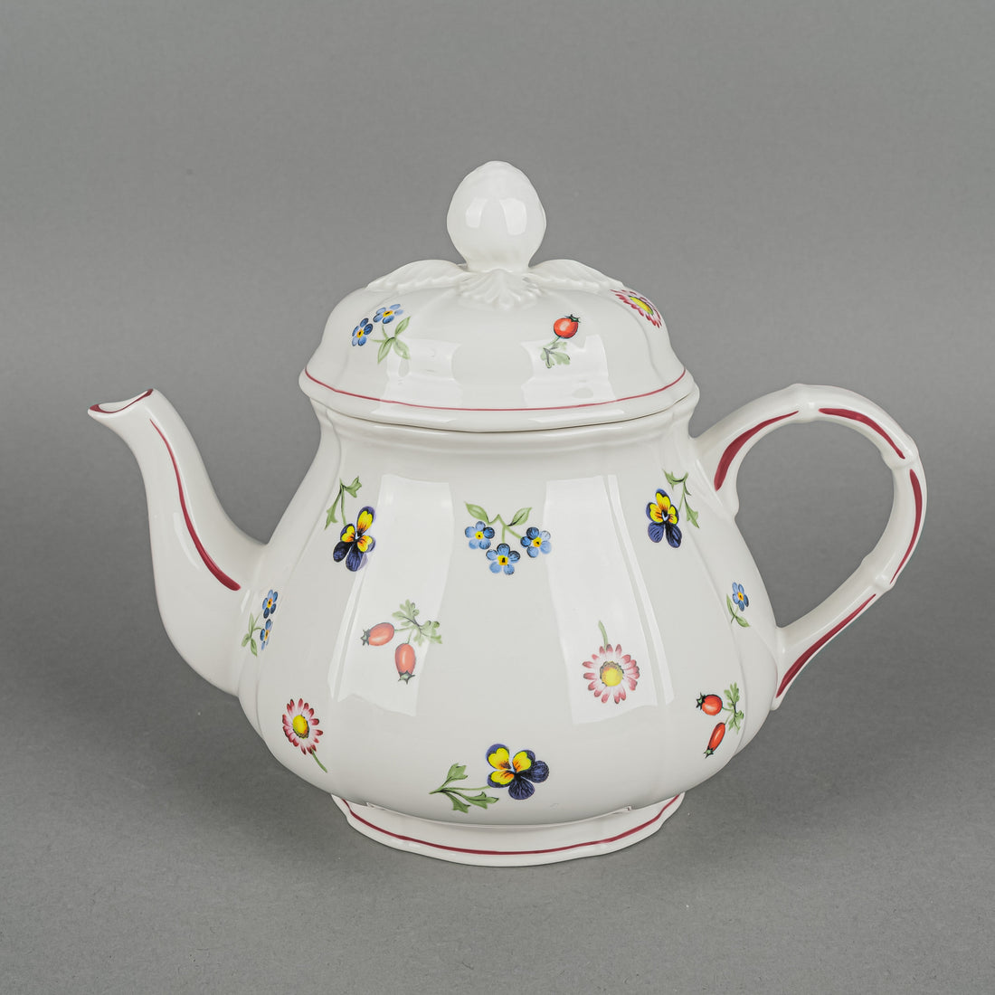 VILLEROY & BOCH Petite Fleur Teapot With Lid