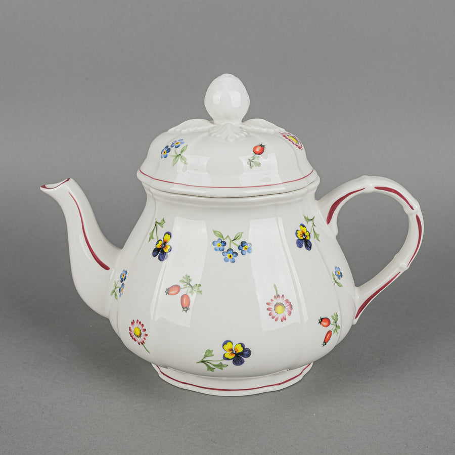 VILLEROY & BOCH Petite Fleur Teapot With Lid