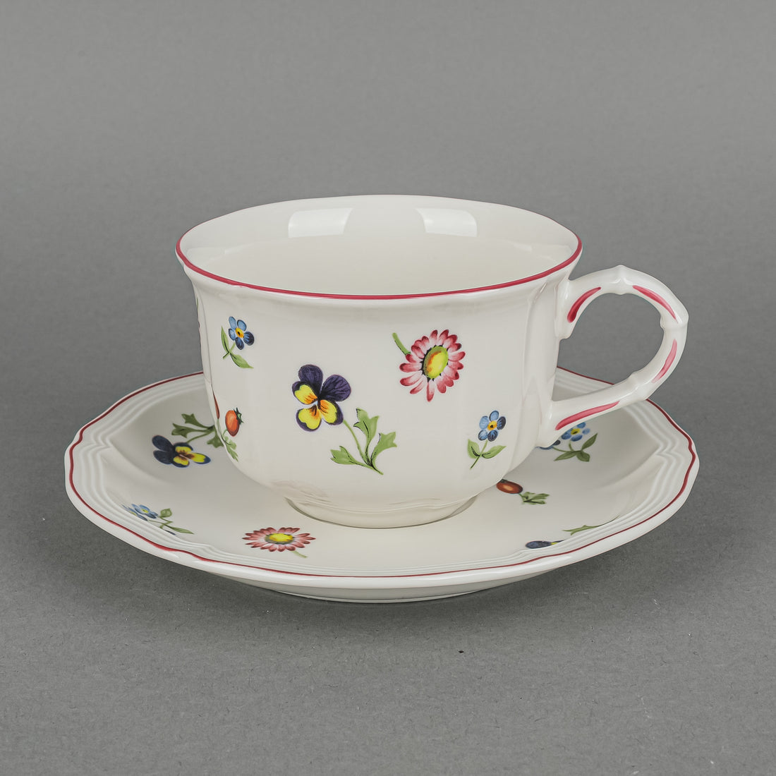 VILLEROY & BOCH Petite Fleur Cup And Saucers Set Of 4