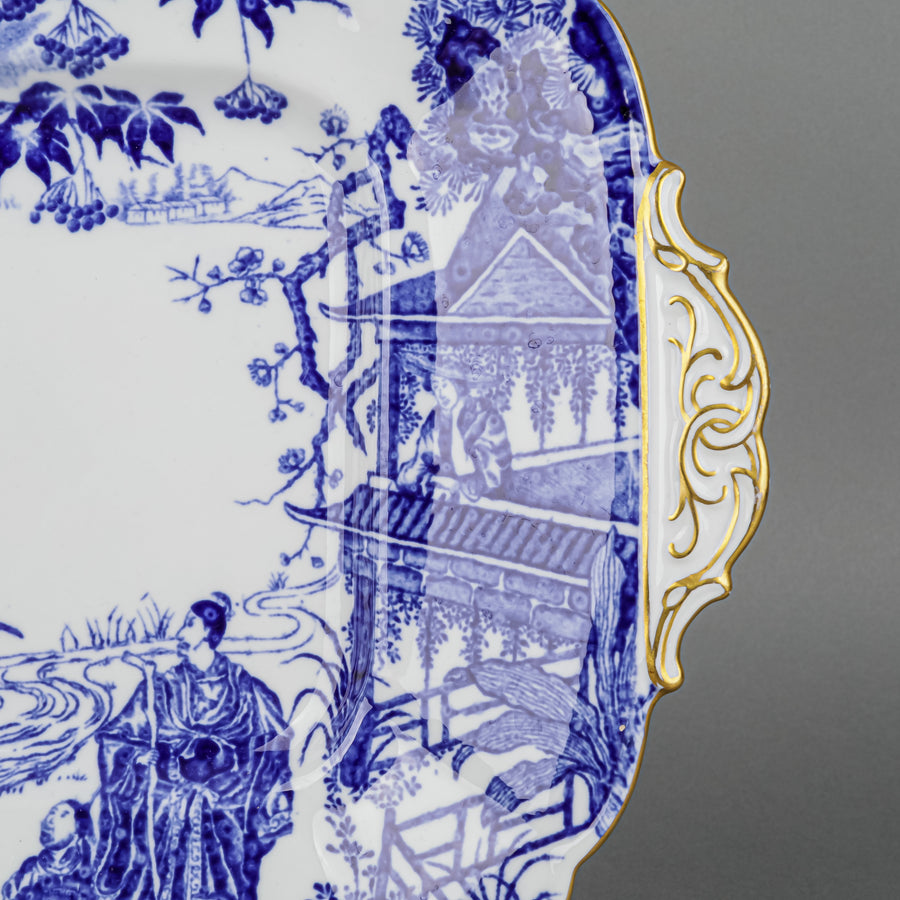 ROYAL CROWN DERBY Mikado Cake Plate