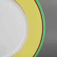 RICHARD GINORI Florence Yellow Band Dish Set 31 Pieces