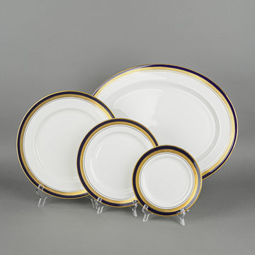 AYNSLEY Cobalt Royale Dish Set 31 Pieces