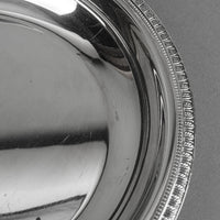 CHRISTOFLE Malmaison Silverplate Rimmed Serving Bowl