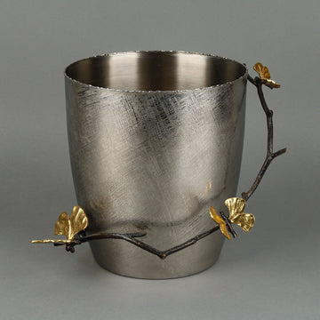 MICHAEL ARAM Butterfly Gingko Stainless Steel Champagne Bucket/Cooler